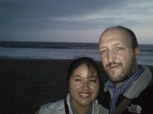 En la Playa El faro, en La Encantada